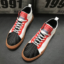 ifashion mens shoes casual shoes Korean spring shell head shoes mens high-help trendy shoes male spirit guy Wild