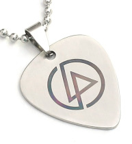 Watson GsusMusic metal punk titanium steel paddle necklace ◆ Linkin Park Lincoln Park