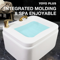 Acrylic body lotion footbath washbasin minimalist modern massage water pedicure hotel with baby pet shower bath foot