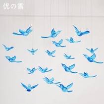 Youxue indoor pendant aerial hanging decoration three-dimensional ceiling Home Hotel shopping mall ceiling decoration bird
