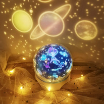 Fantasy starry sky projection music box Crystal Ball Music Box Music Box birthday gift girl girl child girl send little girl