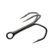 V019 Luya Sanchen Hook Barbarians 4 times stronger and flat 2-14 anchor fish three anchor hook 3 claw Luya sequin hook