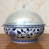 Transparent PC plastic round vegetable cover Food dustproof insurance cover Soup bowl tableware cover Bread snack food cover