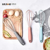 Egg beater manual household kitchen baking tool silicone cream beater egg white batter large blender