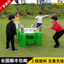 Kindergarten toy water pump circulating water table outdoor fitness toys sensory training equipment amusement pressure well