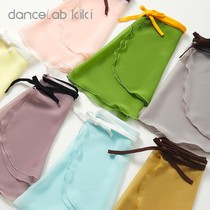 dancelab kiki art test basic training Ballet stretch belt lace-up skirt thin short skirt