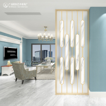 Modern minimalist glass screen partition wall Living room decoration Bedroom block household entrance Small apartment Light luxury