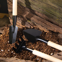 Multi-meat gardening tool Three trekking harrow small stainless steel suit Home potted garden planted flowers