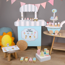 Birthday gift children toy girl House ice cream truck cone ice cream truck cake set 3-7 years old