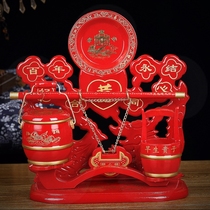 Newlyweds wedding wedding happy bucket decoration three-piece set of blessing bucket new wedding supplies dowry celebration