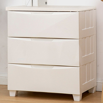Japan Alice plastic drawer type bedside storage cabinet Japanese bedside desktop simple and simple modern Alice