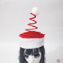 New creative Christmas hat gold velvet plush spring cap suitable for Christmas performance