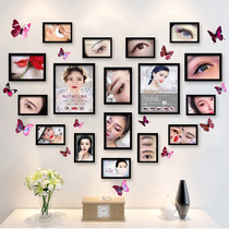 Eyebrow-eye lip micro-plastic background wall beauty salon decorations hanging paintings mural nail semi-permanent tattoo shop photo wall