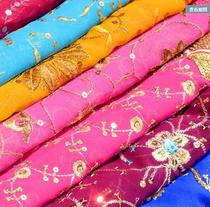 Contact customer service before shooting! Random shooting does not ship! Embroidered old sarees sequins beaded shawl shawl