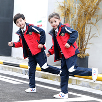 Primary school stormtrooper uniform Spring and autumn suit First grade childrens class suit Kindergarten garden suit Spring three-piece suit