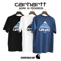  () Tide brand Carhartt Carhartt summer snow mountain round neck short-sleeved T-shirt couple mens and womens tops