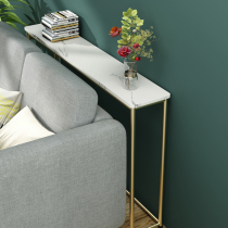 Bedside bedside cupboard strip shelving rack leaning against wall narrow edge slit nip accommodating shelf sofa rear frame