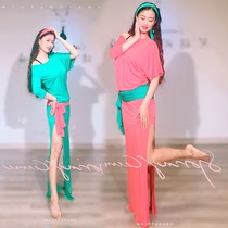 Belly dance robe practice suit 2021 New Costume folk style baladi rattan stick dance shabby dance