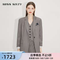 Miss Sixty Spring Autumn Style Suit Jacket Woman Superior Feel Open Undersey Suit 6N3WJ7380000