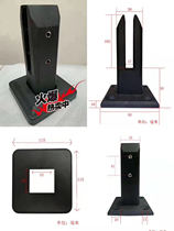 Indoor and outdoor glass railing base stainless steel glass clamp swimming pool clamp handrail free of holes