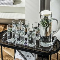 High face value glass mug suit home living room to be guests drinking water glass ins wind tea tea cup water resistant to heat