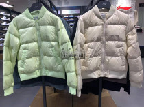 LINING Li Ning 2021 Winter new woman warm loose white duck suede short down jacket AYMR044