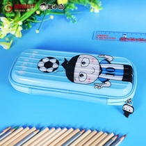 (Phoenix Xinhua Bookstore Flagship Store Officer Net) Rice Small Ring Stationery Sunshine Juvenile Rice Small Circle Pen Bag EVA Pen Bag Pencil Case Multifunction Large Capacity Pen Bag Elementary School Students Learn Utensils