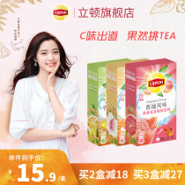 Lipton Vic c ice drink cold tea powder 30 strips of peach oolong grapefruit lemon tea instant juice solid drink