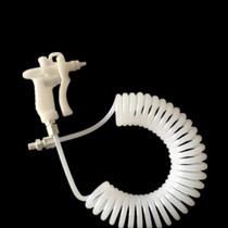 JOSOT boutique JHG-2 White PP water gun with acid and alkali corrosion resistance PE spring hose PP card sleeve connector