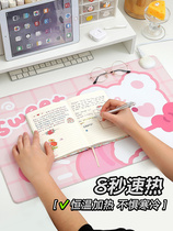 Thermoregulation Student Heating Warm Table Mat Girls Office Fever Mouse Pad Warm Hands Table Mat Keyboard Computer Pad