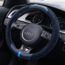 Car steering wheel cover winter short plush non-slip warm general-purpose female steering wheel cover non-slip winter handlebar cover