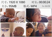 Young second-child mother parent-child activities to play with children girl painting high-definition live video material