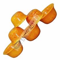 Synthetic beeswax water bowl has three large medium and small size. This model is a small