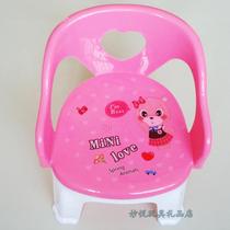 New baby plastic chair childrens cartoon small chair childrens dining chair back small bench without calling