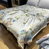 80 heathen silk cotton summer cool quilts by air conditioning by summer by machine wash soy fiber ice soft silk Summer thin by double special cabinet