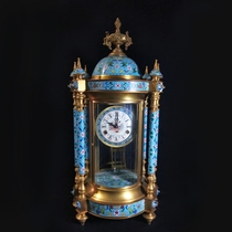 European - style copper Western Old - style retro - string mechanical clock - home creative living room clock