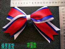 Flower ball cheerleading fitness dance competition economic punch bowknot headgear hair hair strap Hairband full mail