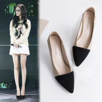 Small fragrance high heels fine heels 2021 summer new color single shoes design sense niche medium heel cat heel womens shoes