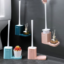 Toilet Brush No Dead Angle Toilet Brush No Punched Long Handle Wall Hanging Household Toilet Toilet Cleaning Kit