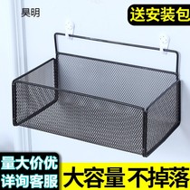 Dormitory storage basket bedside can be hung office desktop partition rack guardrail hanging multi-meat flower rack