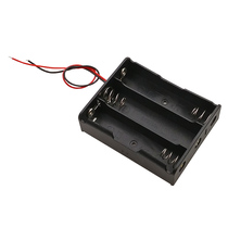 18650 battery case Three-section battery case 3-section charging seat with red black line 18650 battery holder? 