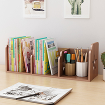 Solid Wood Desktop Bookshelves Home Dorm Table Small Book Stand Comparta Simple Bookcase Student Book Containing Deviner