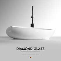 Creative fashion stage basin art basin washbasin special shaped basin toilet personalized wash basin Oval