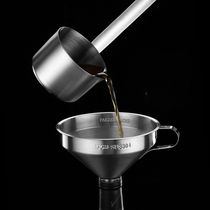 304 Stainless Steel Oil Funnel Hanging Wine Beater Spoon Small Large Diameter Household Filter