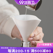 Japanese fan-shaped silicone funnel household oil dispenser large-diameter oil dispenser flexible foldable kitchen oil funnel