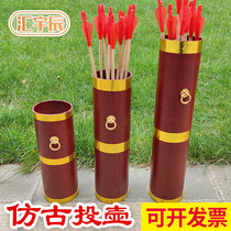 Throwing game props Antique wooden throwing pot throwing arrow Traditional activities Childrens toys Chinese wedding throwing pot throwing arrow pot