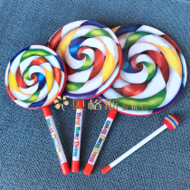 Kindergarten instrument teaching aids childrens lollipop hand drum Orff percussion instrument 6 inch 8 inch 10 tambourine teaching aids