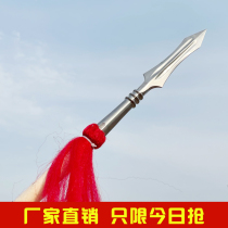 Red tassel long gun big gun performance spear gun martial arts gun gun head Gun Gun Rod Zhao Yun gun Red Cherry gun Dance props children