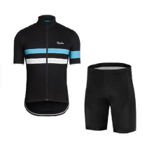 bike suit 2021 riding clothes blue and white strip simple wind short sleeve bike clothing road mountain bike clothes