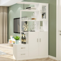 Door entrance cabinet partition living room household door shoe cabinet Door hall cabinet Double-sided large capacity storage wine cabinet